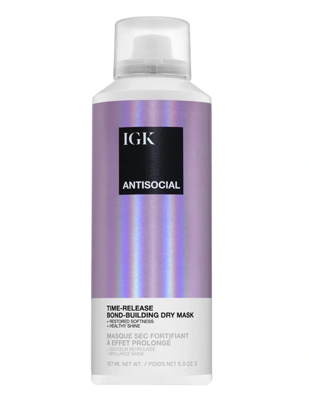 IGK Antisocial Time-Release Bond-Building Dry Mask — Purple